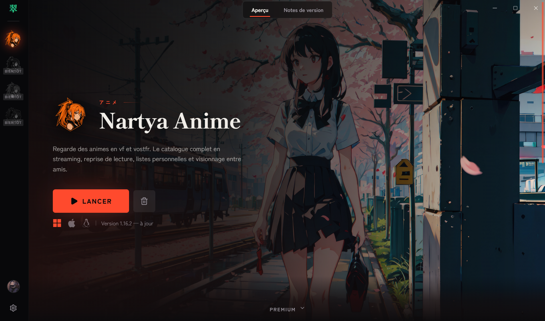La bibliothèque de Nartya Hub, Nartya Anime sélectionné